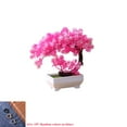 thumbnail image 2 of HEVIRGO 1PC Simulation Fake Potted Bonsai Tree Artificial Plant Desk Ornament Home Decor-Pink(gift 1PC)Home Decor, 2 of 3