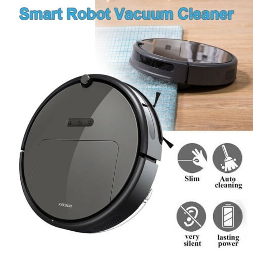 Rechargeable Automatic Smart Robot Vacuum Cleaner Suction Sweeper Edge Clean 