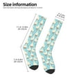 thumbnail image 5 of Balery White Geese And Flower Fun Novelty Socks Men'S Women'S Crew Socks Funny Crazy Novelty Socks Quirky And Cool Socks, 5 of 9