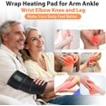 thumbnail image 2 of Biwat Cordless Arm Heating Pad, Heated Wrist Brace Wrap with 3 Heat & 3 Timer Settings, Heating Pad for Elbow, Wrist, Ankle, Arm, 2 of 4