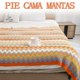 thumbnail image 2 of Manta para Sofá Bohemio,Cobija Punto con Borlas 172X127CM,Throw Blanket cálida,Que no Hace Bolitas,para Cobija Decoración Pie de Cama y sofás y campamentos al Aire Libre,picnics., 2 of 7