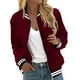 thumbnail image 2 of Ailaofu Bomber Jackets for Women Spring Fashion Cute Jacquard Coats Lightweight Zip Up Jackets Dressy Casua, 2 of 5
