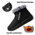 thumbnail image 5 of LANREMON Women Winter Boots Comfortable Warm Ankle Boot Non Slip Hiking Booties Fuzzy Black Zipper Short Shoes for Women 2023, 5 of 7