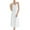 White, variant on Gfyviroh Women's Spaghetti Strap Nightshirts Silk Satin Sleeveless Long Nightdress Casual Sleepwear Lace Printing Cami Nightgowns