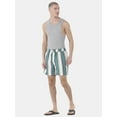 thumbnail image 2 of No Boundaries Men's & Big Men's Elastic Waist Swim Trunks, 6" Inseam, Size S-5XL, 2 of 5