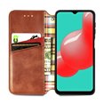 thumbnail image 5 of Étui pour Samsung Galaxy A32 5G à Rabat Portefeuille à Rabat Magnétique Protecteur - Marron, 5 of 5