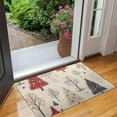 thumbnail image 2 of Beige Christmas Tree Pattern Door Rugs,Washable Non Slip Door Mats Indoor,Decorative Door Mats,Entry Mat Indoor for Entrance,Bedroom,Kitchen,Bathroom,17"x30", 2 of 6