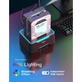 thumbnail image 2 of Estación de acoplamiento de disco duro Inateck RGB SATA a USB 3.0, 2 of 7