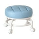 thumbnail image 2 of Taburete giratorio de 360 degree con asiento bajo y rodillo para tareas domésticas, taburete redondo para niños, taburete bajo con polea resistente y ligero Azul Macarena Asiento bajo con ruedas, 2 of 8