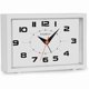 thumbnail image 1 of wonima44 Silent No Ticking Analog Alarm Clock,Crescendo Alarm,Snooze with Light,Tablemount Wall Mount for Desk Bedside,White, 1 of 1