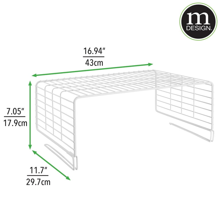HOUSEHOLD ESSENTIALS White Wire Shelf Divider 2-Pack 25001 - The Home Depot