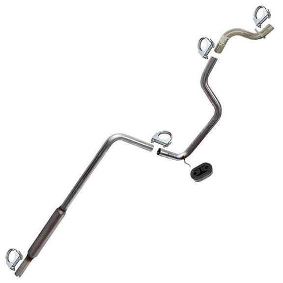 Stainless Steel Exhaust Resonator and Extension Pipe Fits 2000-2007 Ford Taurus 3.0L - Direct Fit