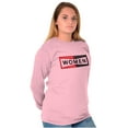 thumbnail image 5 of Girl Power Strong Mechanic Humor Women's Long Sleeve T Shirt Brisco Brands 2X, 5 of 6