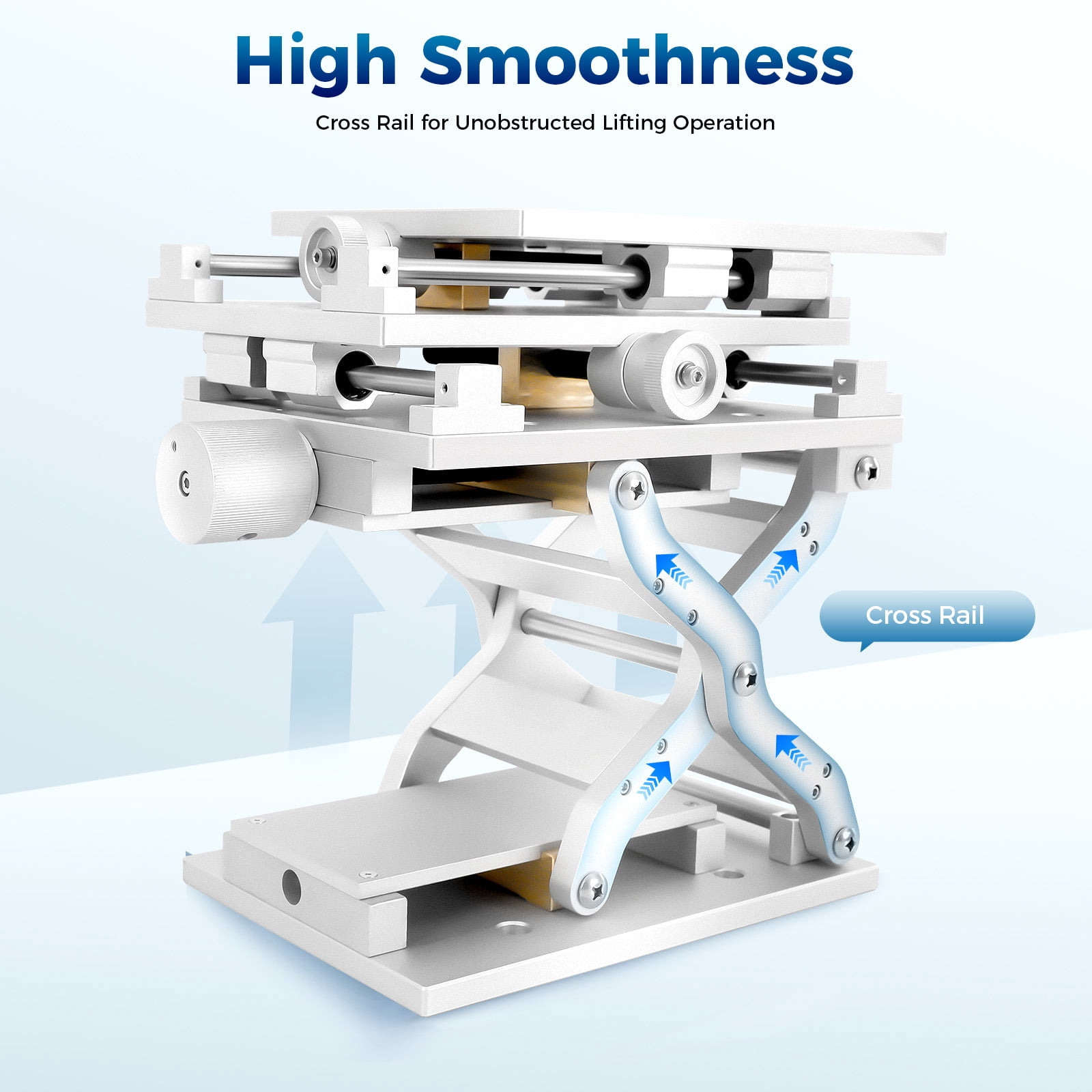 Miumaeov 3 Axis XYZ 3D Aluminum Alloy Work Table Working Platform For Laser Marking Engraving Machine