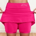 thumbnail image 2 of Culottes Taille Mi-Haute pour Femmes avec Poche Jupe Imprimée Mode Décontractée, 2 of 6