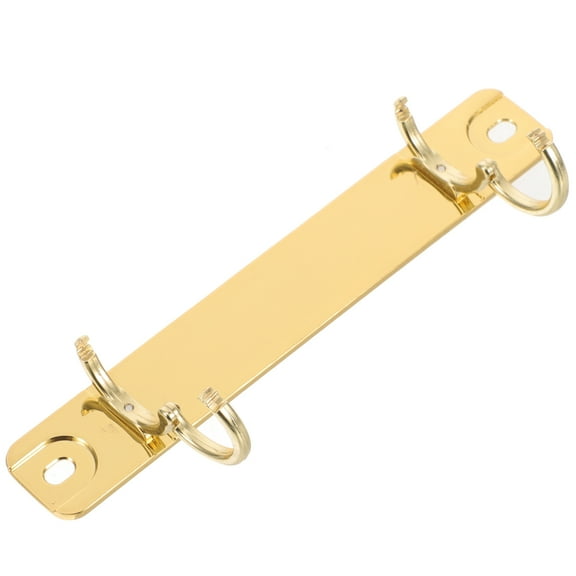 Rings for Index Cards Binder Clasp Detachable Mechanism Golden