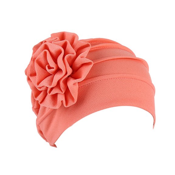 Women Chemo Headscarf Hair Loss - Cancer Slip On Headwear Turbans Muslim Hijab Side Flower Cap