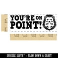 thumbnail image 2 of You're On Point Hedgehog Teacher Student School Self-Inking Rubber Stamp Ink Stamper - Black Ink - Large 2-3/4 Inch, 2 of 7
