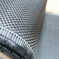 thumbnail image 4 of Furulu Carbon Fiber Fabric Cloth 12"× 60" 3K 220gsm 2x2 twill Weave Honeycomb Hybrid Carbon Kevlar Fabric Blue&Black, 4 of 5