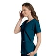 thumbnail image 5 of Landau Essentials Relaxed Fit 4-Pocket V-Neck Scrub Top for Women 8232, 5 of 10