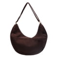 thumbnail image 3 of Bolso Hombro Mano Gamuza Vintage Bandolera Gran Capacidad para Mujer (Caqui), 3 of 6