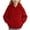 Red, variant on JZEJING Girls Hoodies Size 10-12 Solid Color Fleece Hooded Top Fall Winter Long Sleeve Pullover Sweatshirt with Pocket 2026