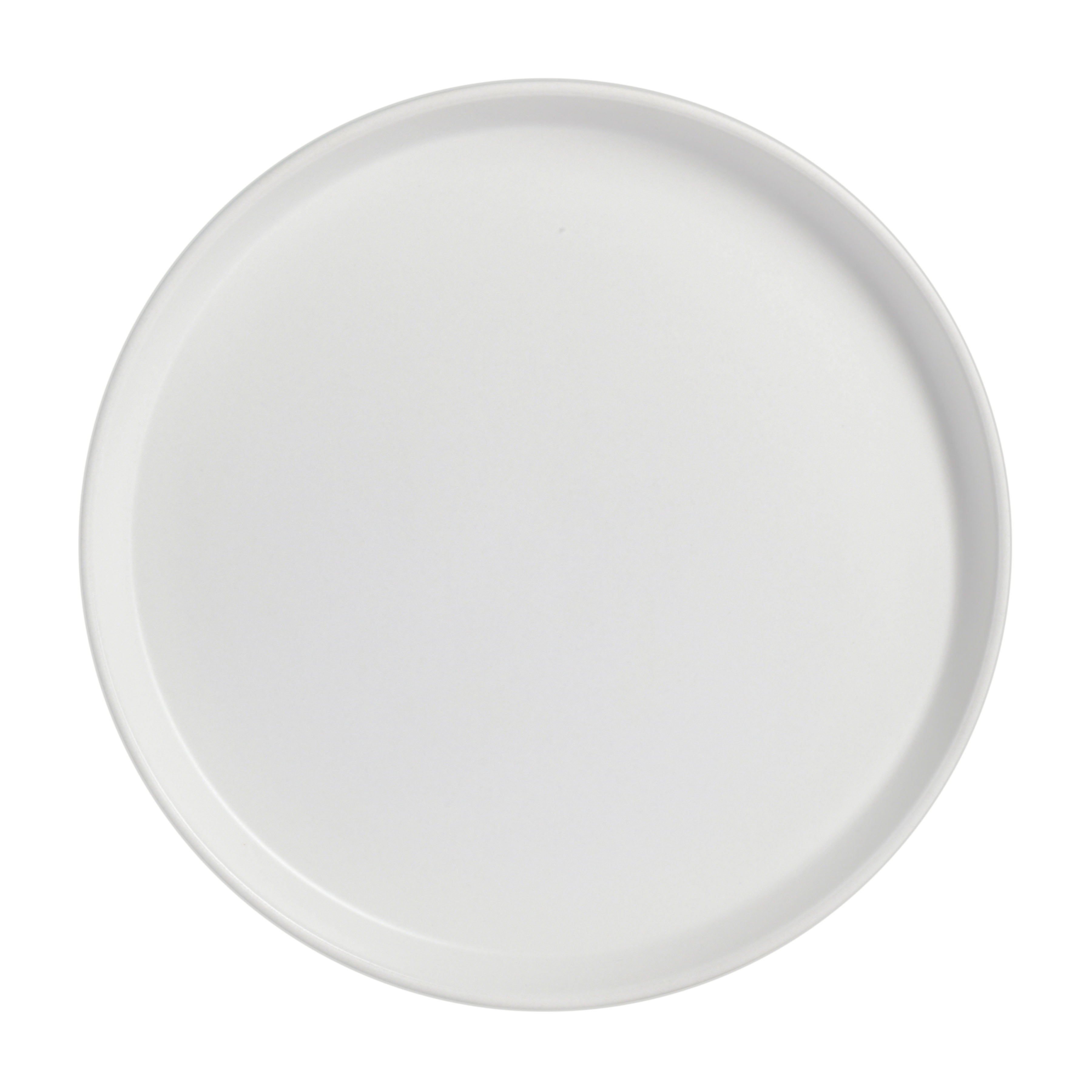 Gibson Home White Solid Color 8-Inch Stoneware Salad Plate
