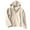 #478-Beige, variant on AUNVITO Women's Fleece Hooded Jacket Heavyweight Full-Zip Warm Loose Fit Casual Outerwear Winter Coats