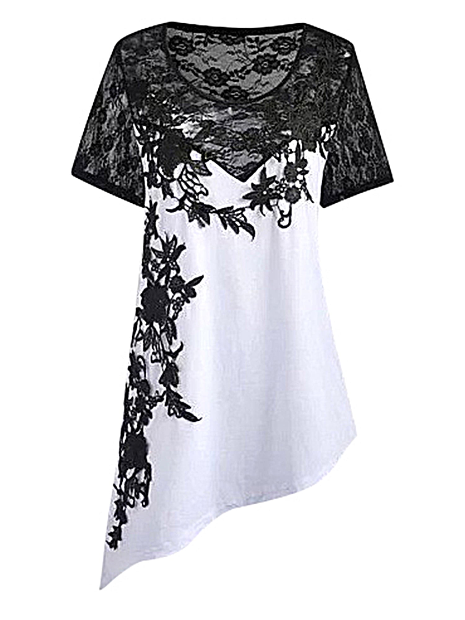 Sexy Dance - Women Lace Cocktail Dress Summer Casual Short Sleeve