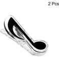thumbnail image 3 of sourcing map Music Note Clips Plastic Musical Note Clips Bookmark Stationery for Music Paper Book Accessories Quaver Clip Pack of 2, 3 of 5
