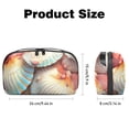 thumbnail image 5 of Shell Travel Case Charger Pouch Hard Drive Bag Cable Organizer Desk Cord Travel Organizer Waterproof Oxford Fabric Electronic Digital Accessories Storage Bag Black 5.9x9.44x3.14 in, 5 of 6