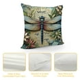 thumbnail image 4 of COMIO Throw Pillow Covers Dragonfly Cushion Pillowcase Sofa Square Print, 4 of 5