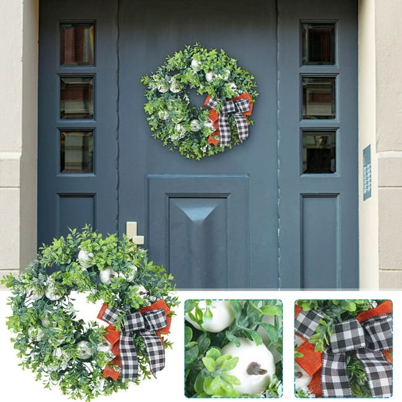 Wzzjkit Door Wreath, Colorful Decorative Garland, Home Decoration, and Ornaments, Suitable for Decoration in Multiple Scenarios, Wreaths for Front Door