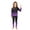 Kids, variant on Halloween Pajamas for Family, Family Halloween Pajamas Matching Sets, Halloween Family Sleepwear, Halloween Family Pajamas Black Purple Bat Gradient Long Sleeve Pants Set for Trick Or Treat, Women XL