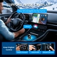 thumbnail image 6 of Wireless Carplay Adapter, 2 in 1 Apple CarPlay and Android Auto Adapter Convert Wired to Wireless Dongle for Apple Android,Plug and Play for iOS 10+ & Android 10+, Black, 6 of 7