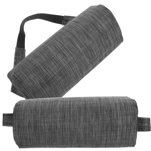 MLINS 2-Pack Headrest Pillows for Chairs with Elastic Bands, Beach Chair Cushions, Recliner and Floor Lounger Support