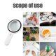 thumbnail image 4 of 30x Magnifying Glass with Light, 13 LEDs Handheld Magnifying Glass Illuminated Magnifier for Seniors Reading, Inspection, Coins, Jewelry, Exploring, 4 of 5