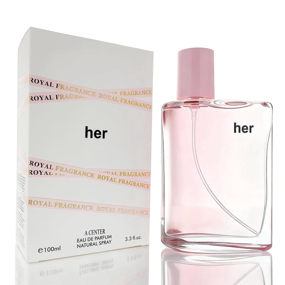 Her Perfume for Women, Sweet Feminine Notes, Fruits, Florals, and Musk Fragrance,Perfume for Her,Luxury Perfumes For Women, 3.4 fl oz