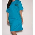 thumbnail image 3 of Ladies Ultra Cotton Active Perfect Regular-Fit Short-Sleeve Crewneck Sleepwear Shirt, 3 of 5