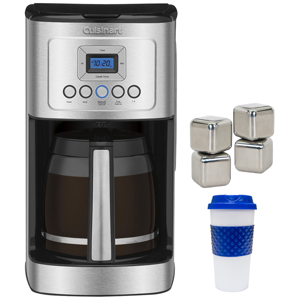 Cuisinart DCC3200P1 Perfect Temp 14Cup Programmable Coffeemaker Stainless Steel Bundle with