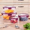 thumbnail image 3 of 3/4-Piece PP Bento Box Set With Sealed Lids, Leak-Proof Stackable Reusable Food Containers, Microwave Dishwasher Refrigerator Safe, 3 of 10