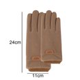 thumbnail image 2 of Gants de Course à Écran Tactile Gants d'Hiver Doublure pour Course Cyclisme Travail Randonnée Conduite, 2 of 5