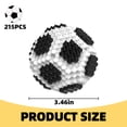 thumbnail image 3 of KADELE Soccer Building Set,Micro 3D Educational Toys,Environmentally friendly ABS material,Extremely Challenging for Boys Girls Ages 14 and Above, 3 of 6