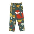 thumbnail image 4 of Junzan Cute Animal Forest Women'S Pajama Pants Drawstring Comfy Sleep Bottoms With Pockets, 4 of 9