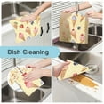 thumbnail image 2 of 6 Pieces of Kitchen Towels 11x11Inch Kitchen Dish Cloths Kitchen Dish Towels Reuseable Cleaning Cloths Colored Ice Cream, 2 of 9
