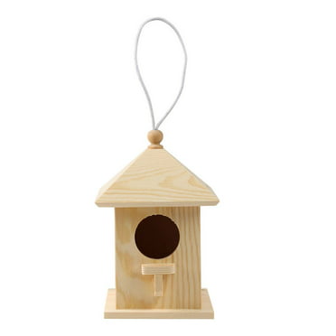 OAVQHLG3B Bird Houses for Outside,Wooden Birdhouse Hanging for Outdoor ...
