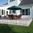 thumbnail image 4 of xpanse select vinyl railing 2 ft. h x 4 ft. w sprig screen fence panel, 4 of 6