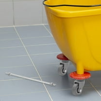 SOPOTUTU Commercial Floor Cleaning Mop Press Rod with Smooth Wheels for Mop Buckets and Easy Maneuvering