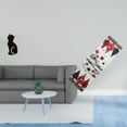 thumbnail image 2 of Figura de gato de resina para de mesa navideño, escultura decorativa de animal, adorno de invierno para sala de estar, dormitorio, decoración d, 2 of 8