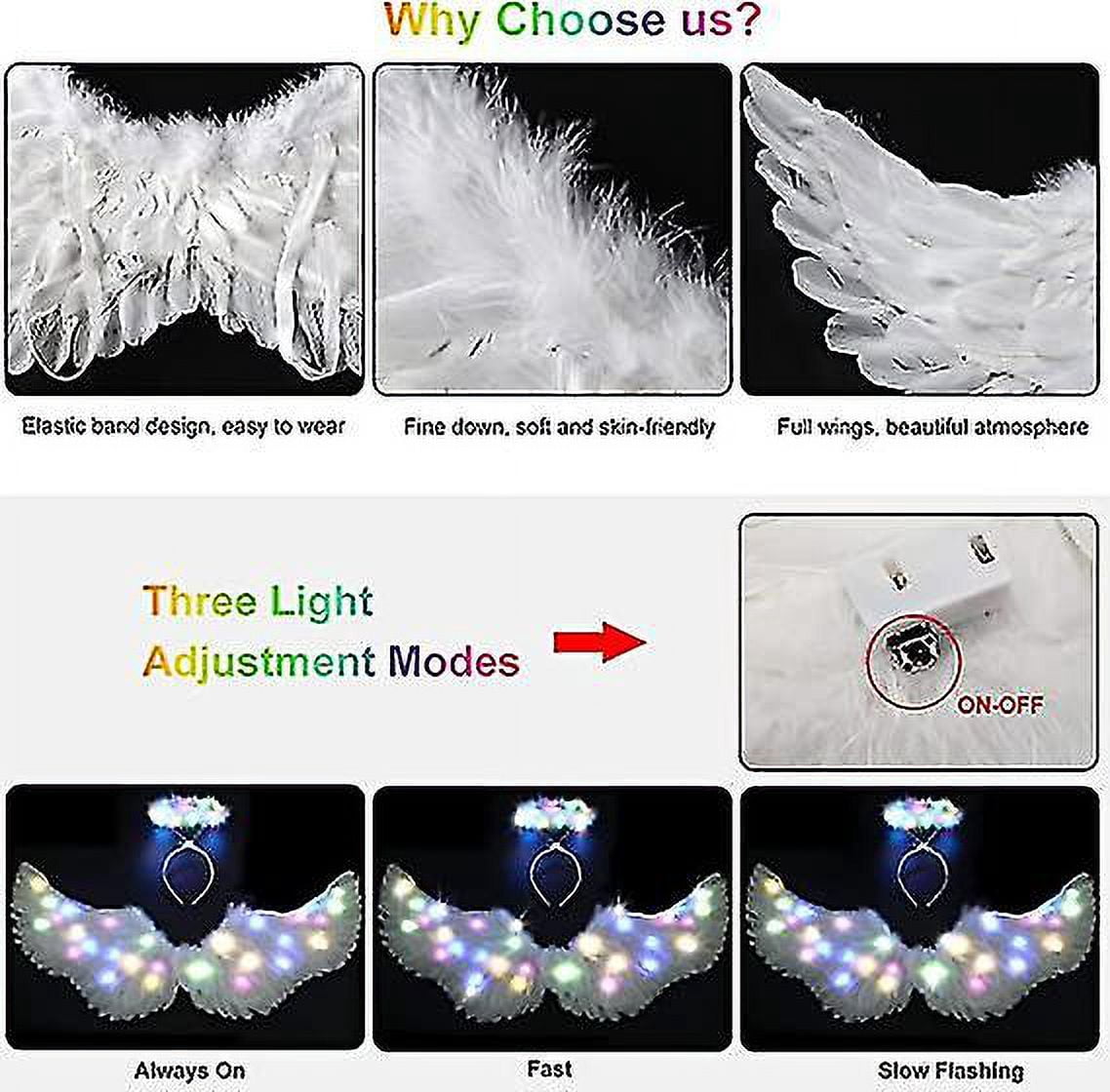 Alas LED De Iside Con Luces De 360° Para Danza Y Carnaval | Accesorio Luminoso De Mariposa Para Halloween Y Fiestas | Con Barras Telescópicas